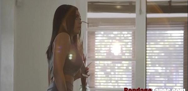  Brunette Busty Babe&039;s BDSM- Aaliyah Hadid